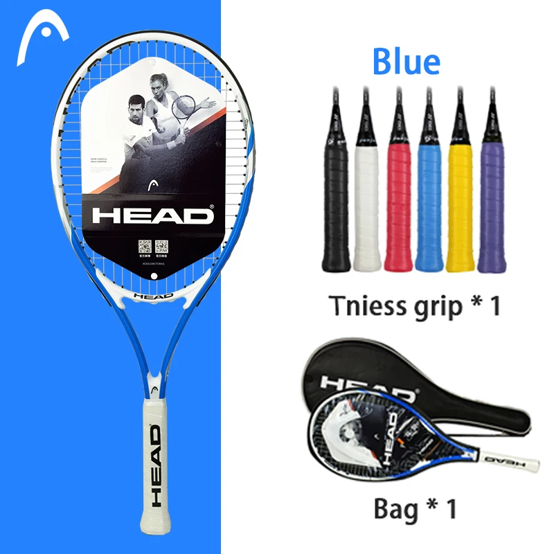 Теннисная ракетка, профессиональная техническая ракетка для тенниса, Спортивная тренировочная ракетка с теннисной ручкой и сумкой