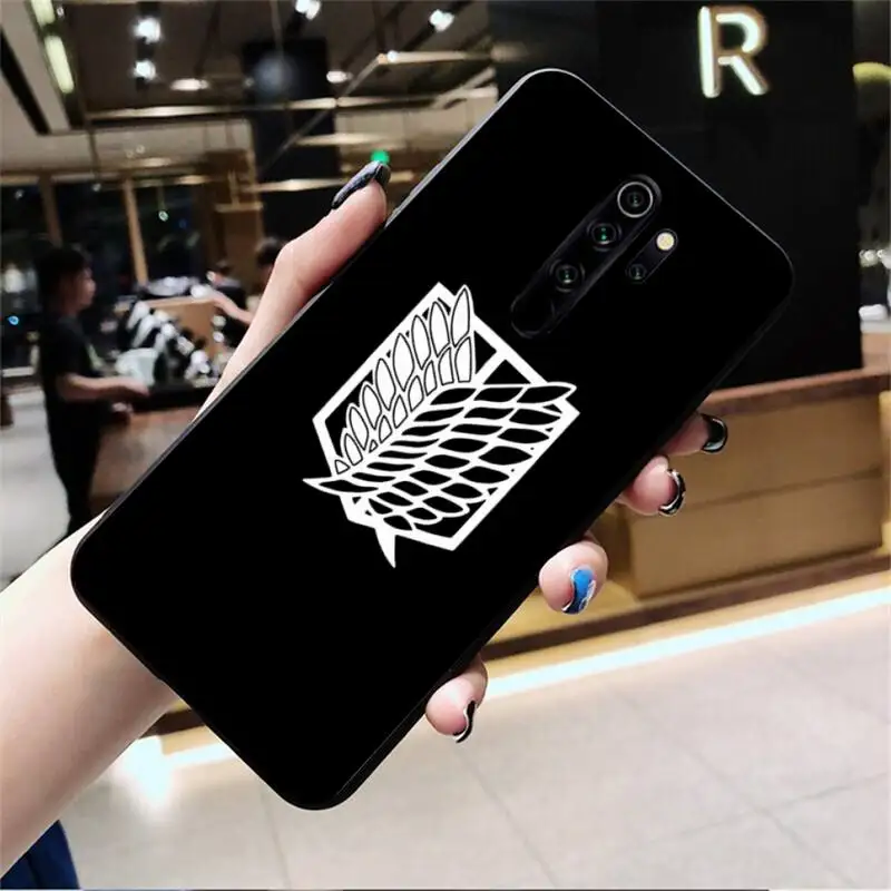 Аниме атака на Титанов Девушка Bling Cute чехол для телефона Redmi Note 8 8A 8T 7 6 6A 5 5A 4 4X 4A Go