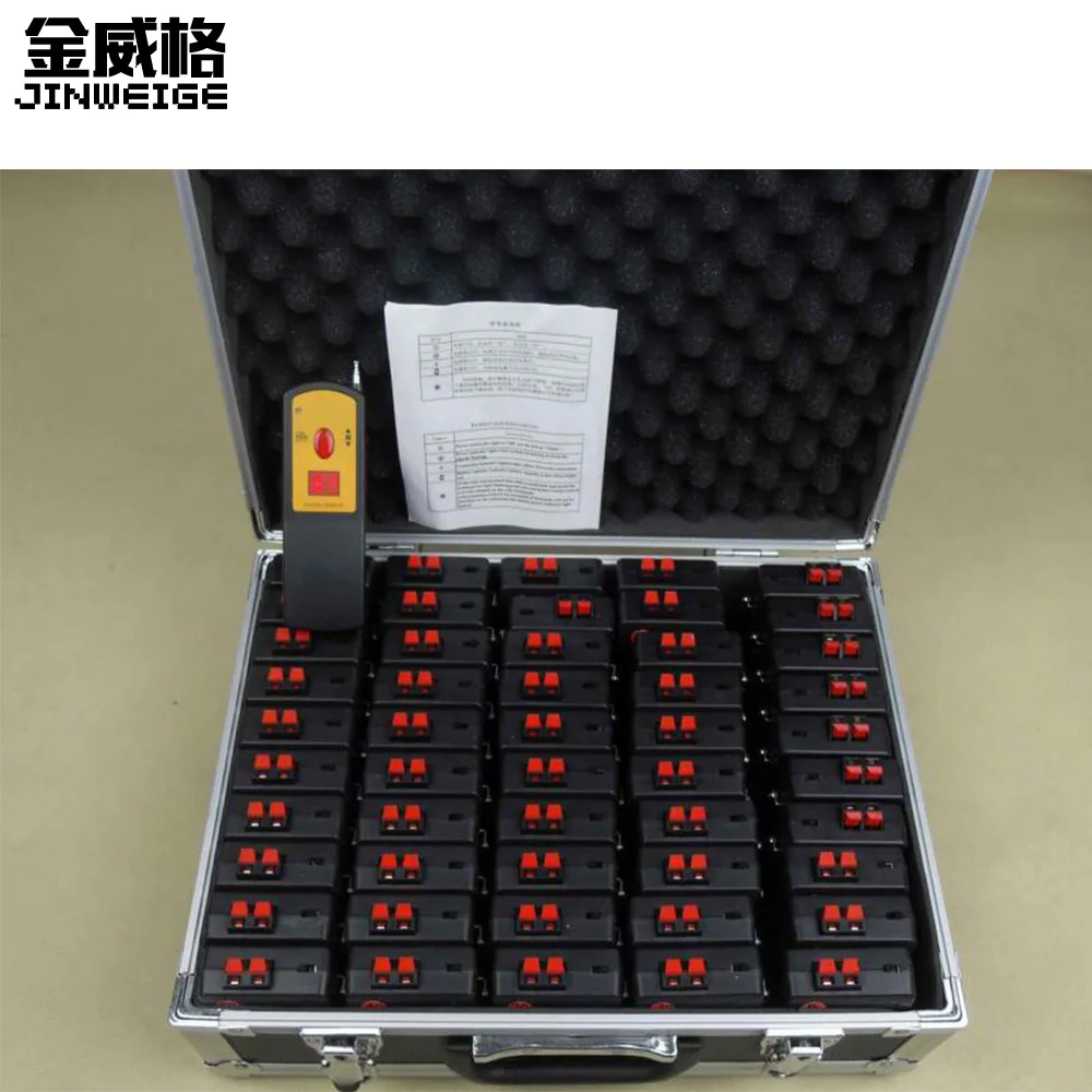 

Fast Shipping T50 50 Channel Cues Wireless Remote Control Digital Tube Display Fireworks Equipment Stage Firing System For Party