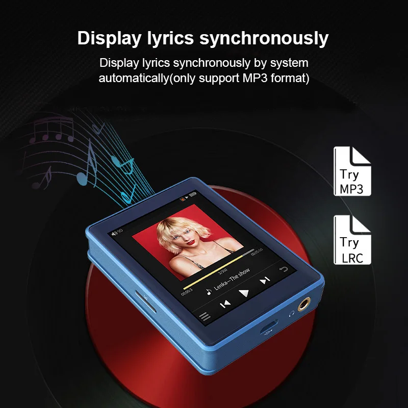 Waypod D6 ESS9118 DAC портативный музыкальный плеер без потерь мини Hi-Res HIFI DAP MP3 DSD128 DSD256 для бега спорта