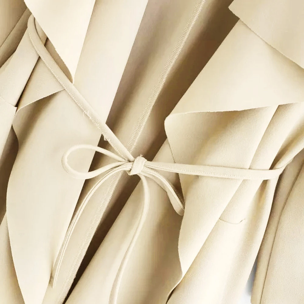 Jaycosin Winter Coats Women Autumn Waterfall Pocket Overcoats Front Wrap Coat Jacket Outwear Solid Female Outer Girls Ladies 808