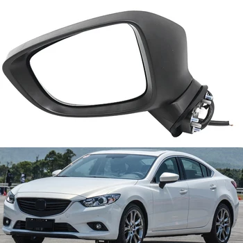 

Car Outside Rearview Mirror Assembly Reversing Mirror For Mazda ATENZA Atez 2014-2017 Lamp Rear Cover Lens