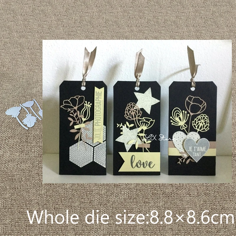 XLDesign Craft Metal Cutting Die cut dies 4pcs leaves decoration scrapbook Album Paper Card Embossing die cuts | Дом и сад