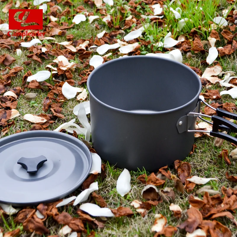 Outdoor camping cooker picnic folding pot 4-5 Person Picnic portable hot pot boiling water and cooking single pot