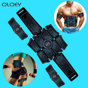 

EMS Muscle Electro Stimulator ABS Electrostimulator Abdominal Electric Massager Training Apparatus Fitness Machine Building Body