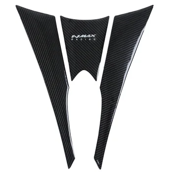

Nmax 155 Motorcycle Tank Protection Pad 5D Carbon Fiber Tank Side Strip Custom Refit Logo Decoration Decals For Nmax 155 Yamaha