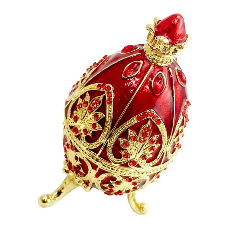 Prince European Easter Egg Jewelry Box Jewel Storage Organizer Event Home Decor