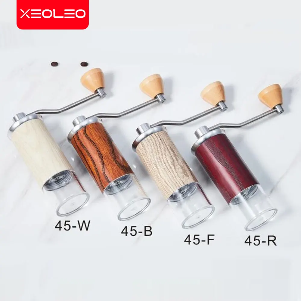 Алюминиевая ручная кофемолка XEOLEO коническая Кофемолка для эспрессо кофе