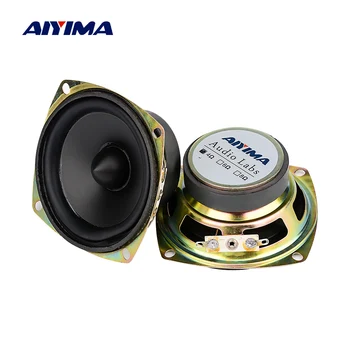 

AIYIMA 2Pcs 3 Inch Audio Speaker Driver 4 Ohm 12W Home Theater HiFi Stereo Waterproof Basin Speaker DIY Loudspeaker