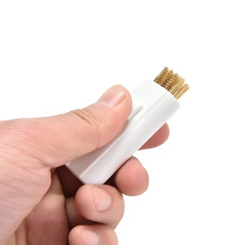 

1Pc New Mini Iron Club Brush with Copper Wire Bristles Cleaner Tool Golf Training Aids Golf Club Ball Cleaning Brush