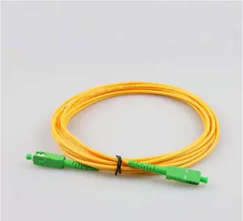 

Fiber-Optic-Patch Jumper-Cable Singlemode Simplex Cord FTTH SCAPC 1Meter Fiber optic jumper 100 PCS