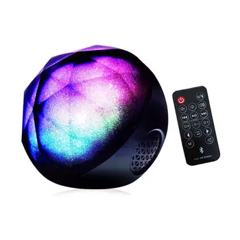 

Portable Ball Shape Loudspeaker Color Changing LED Light Remote Control