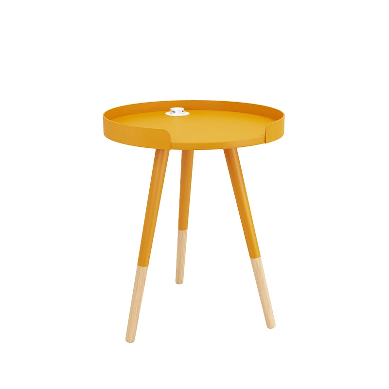 

Nordic Small Round Table With Sofa, A Few Bedrooms, A Bedside Mini Corner, A Modern Minimalist Coffee Table