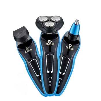 

Multifunctional 8D razor washing head high power Rechargeable electric shaver