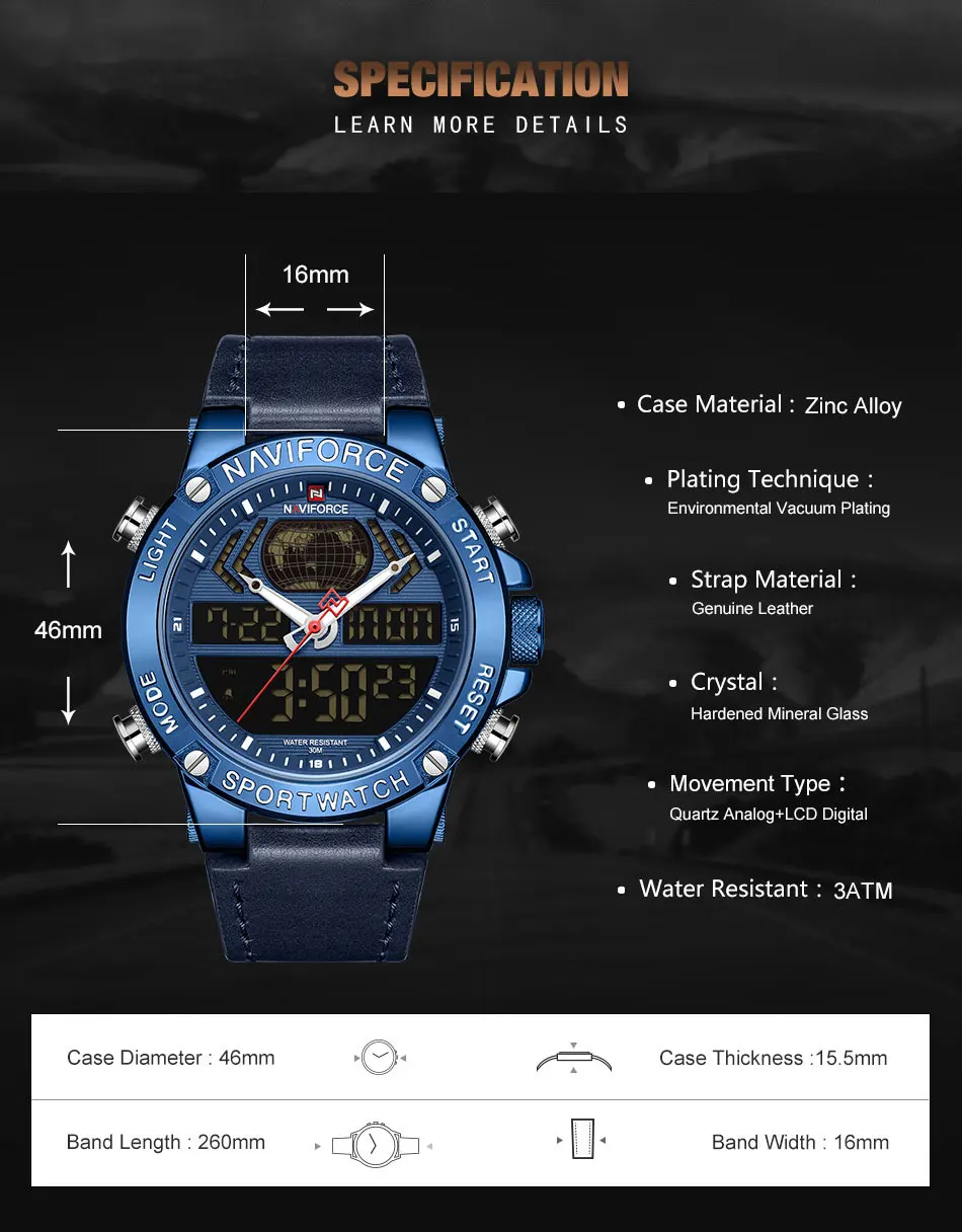 Топ NAVIFORCE бренд класса люкс для мужчин s часы кварцевые часы для мужчин Военная мода Хронограф Спортивные наручные часы Relogio Masculino