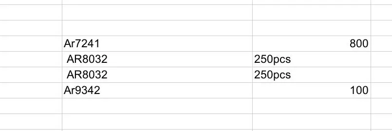 

100% New original Ar7241 800pcs Ar8032 500pcs Ar9342 100pcs