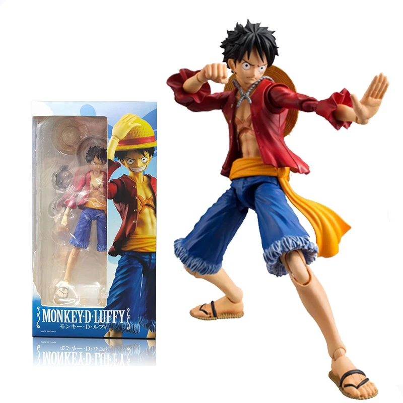 Фигурка Луффи из аниме One Piece подвижные сменные детали Игрушечная модель фигурка