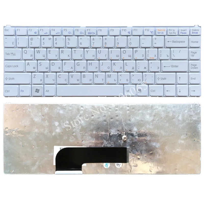 RU/BE/FR/GR/KR/TH/клавиатура для компьютера c английской раскладкой для Sony Vaio VGN N VGN-N N150P N120G/W N160G N170G N320E VGN-N220E N230E N21E/W Белый
