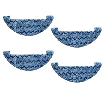 

4Pcs Clean and Wipe the Mop,Mop Cloths for Robot,Mop Cloth for Ilife A7 A9S Robot Vacuum Cleaner Parts