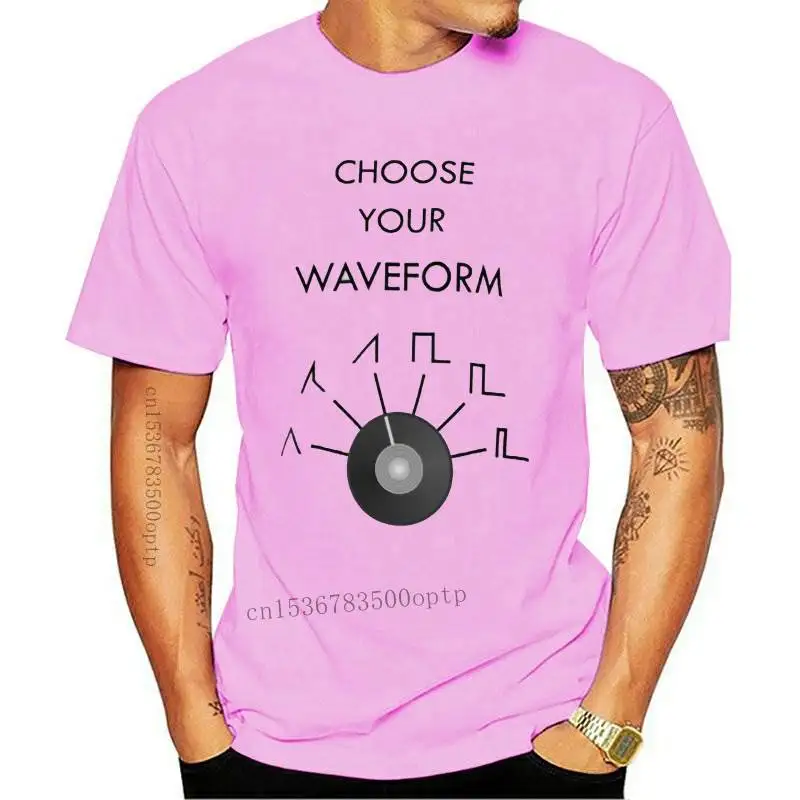 Scegli La Tua Forma D'Onda-Maglietta Nera Moog Synth Novation Arturia Bass Station Mininova Ultranova Strumento Elettronico