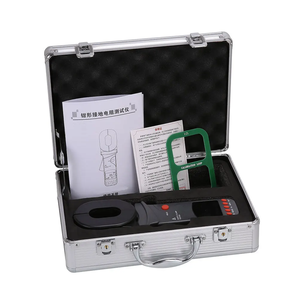 FR2000A+ Clamp Ground Resistance Tester with Loop resistance test range to 200ohm