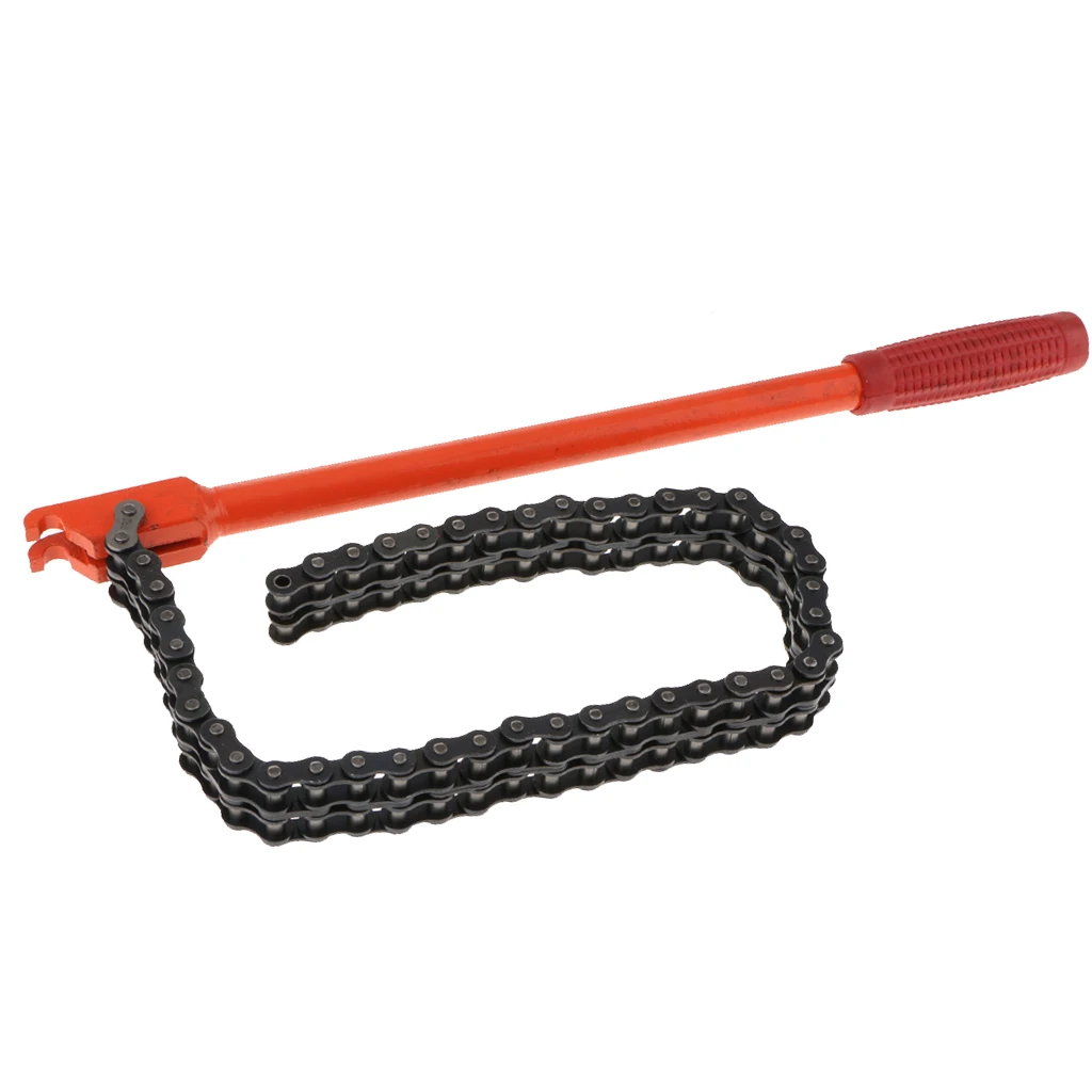 Car Engine Oil Filter Chain Grip Wrench Spanner Remover Tools Plier 15