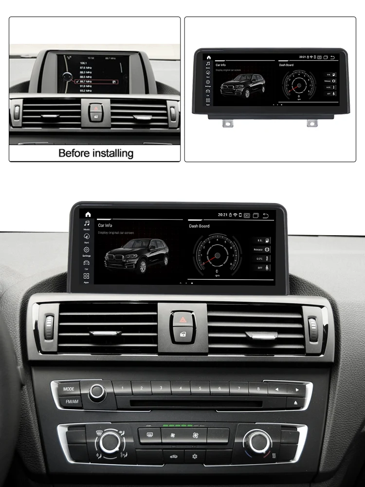 Автомобильный мультимедийный плеер PX6 Android 9 0 6 ядер радио аудио для BMW 3 серии F30 F31