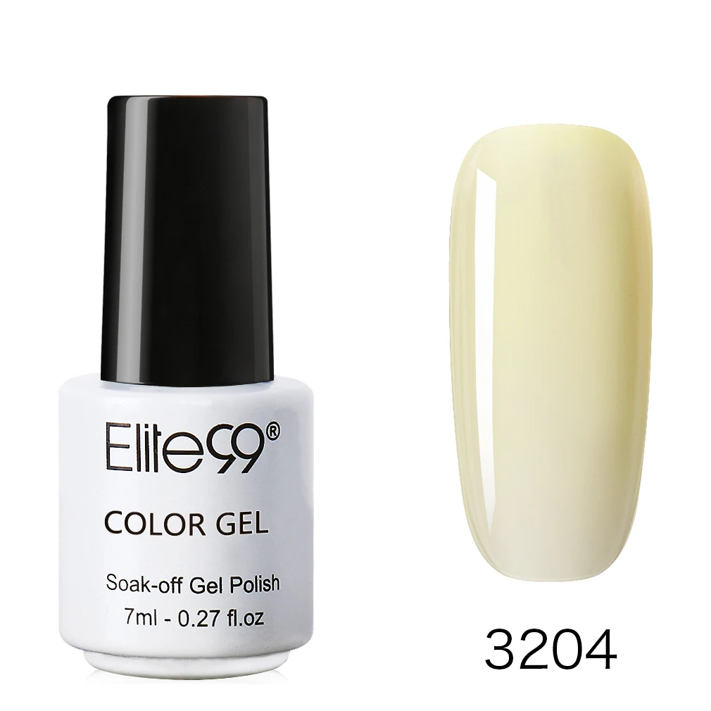 Elite99 Гель-лак для ногтей телесного цвета 7 мл полупрозрачный Гель-лак Полупостоянный эмалированный лак для ногтей Гель-лак для ногтей - Цвет: 3204