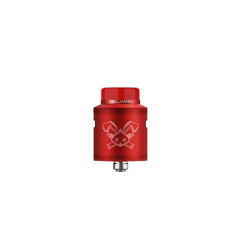 red Новейший бак Hellvape Dead Rabbit V2 BF RDA 510 с резьбой и поддержкой одной/двойной катушки электронная сигарета vape - Цвет: red