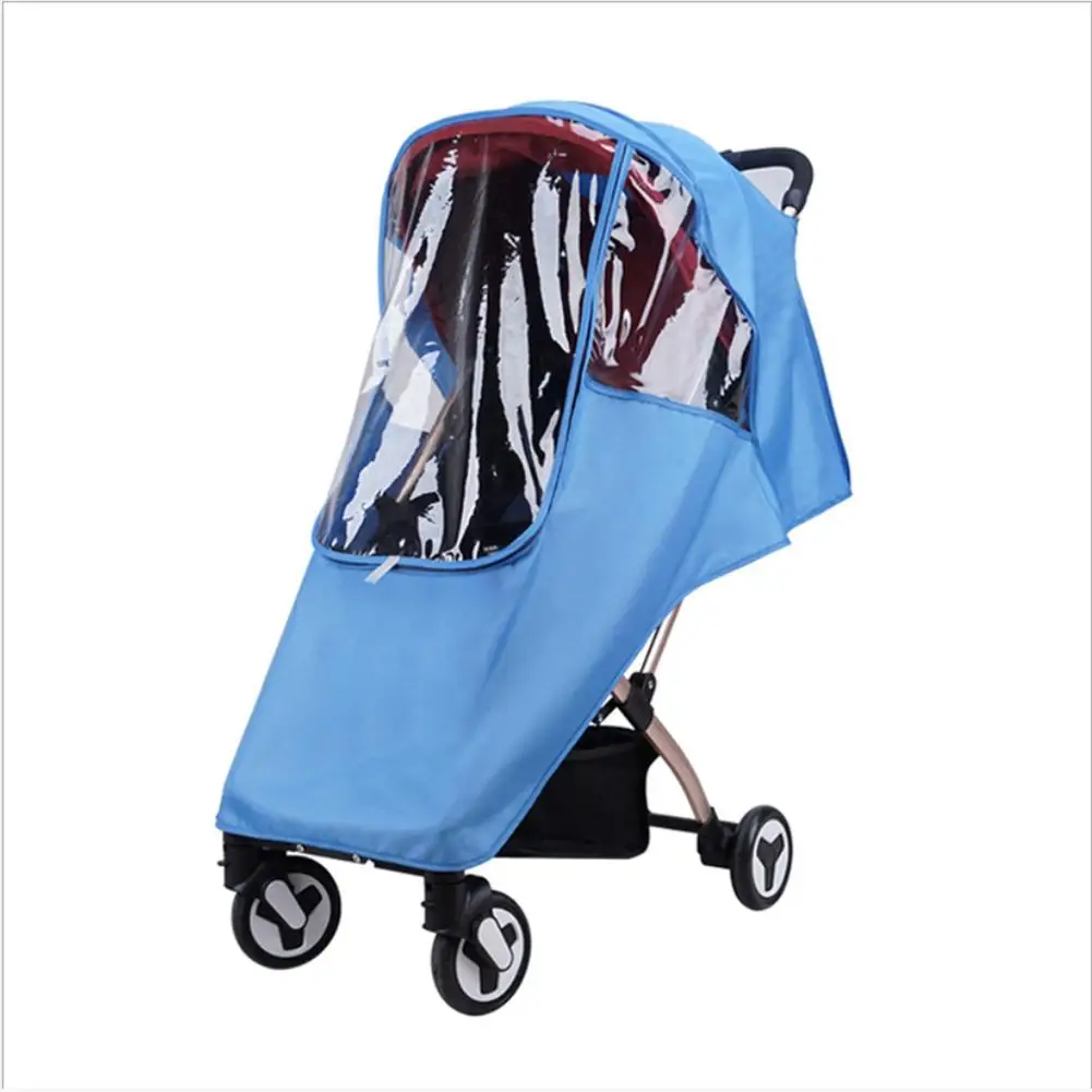 

Baby Stroller Rain Cover Universal Breathable Transparent Weatherproof Rainproof Windshield Stroller Cover