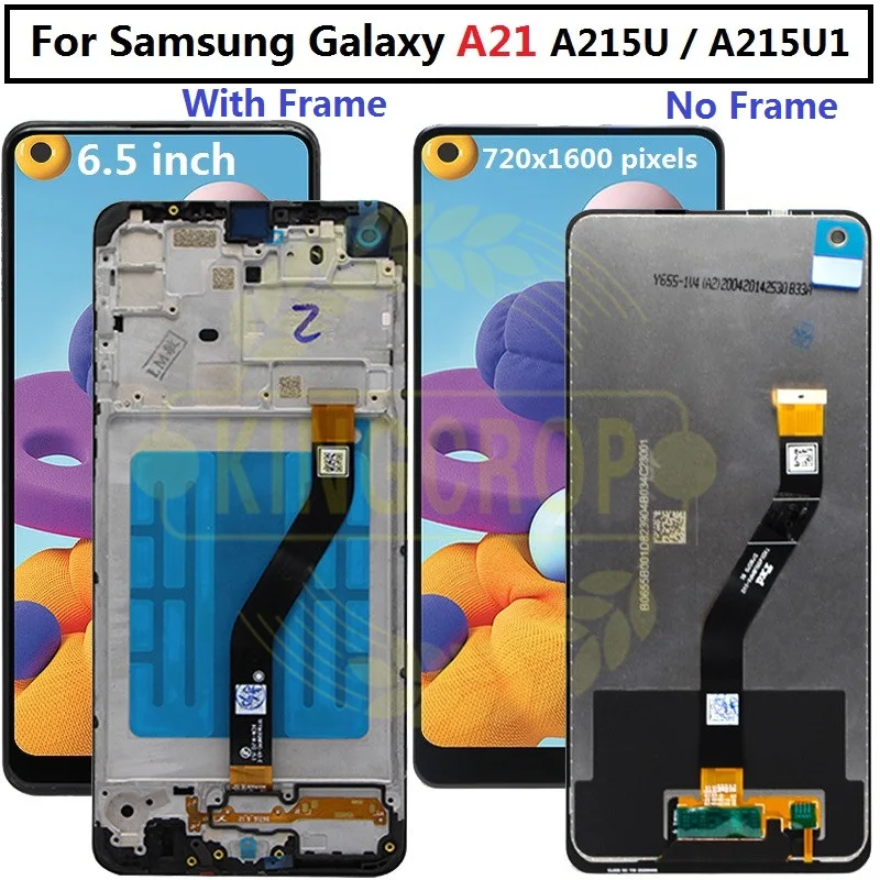 For Samsung Galaxy A21 Lcd A215 A215u 
