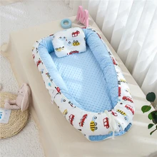 90X50 см детская кроватка для сна для новорожденных Детская Хлопковая люлька детская люлька бампер