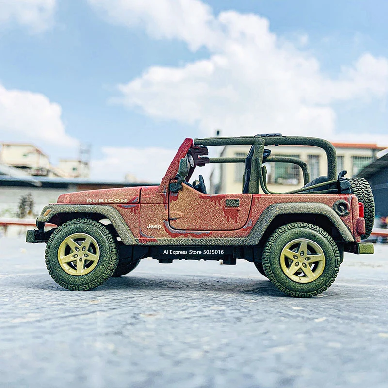 Maisto-Jeep Wrangler antiguo 1:27, simulación de coche de aleación, modelo  de artesanía, colección de decoración, herramientas de juguete, regalo -  AliExpress Juguetes y pasatiempos