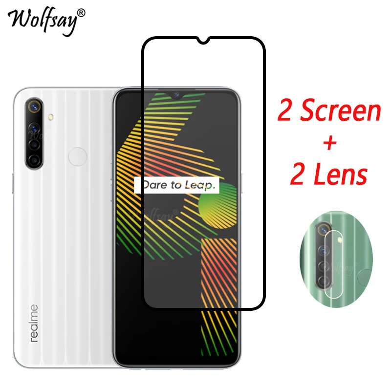 Закаленное стекло для Oppo Realme 6i Защита экрана 7i 8i 8S 9i C3 C21Y GT Neo 2T камеры | Мобильные