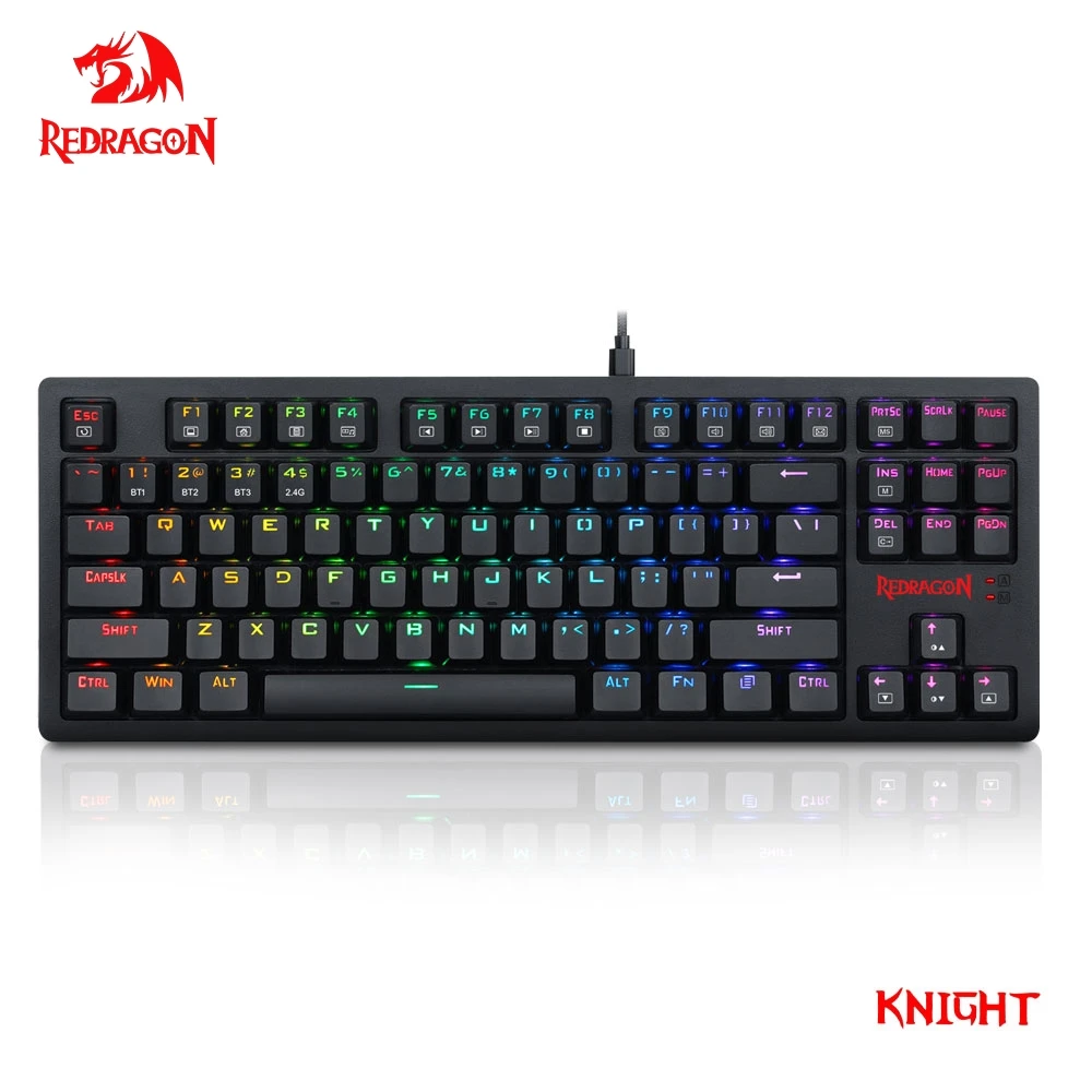 Redragon Draconic K530 RGB Surpport Bluetooth 5.0 wireless USB Dual mode Mechanical Gaming Keyboard 61 Keys Compute keyboard desktop