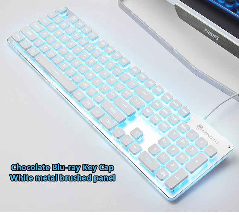 touch keyboard for pc RGB Game Keyboard With Mouse Set Pink Mute Silent Film Cute Backlit Office Game Peripherals Suitable For Laptop wireless keyboard for pc Keyboards