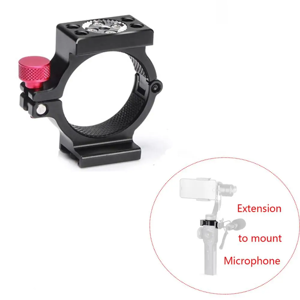 

Удлинительное Монтажное кольцо с резьбой 1/4 дюйма для Zhiyun Smooth 4 переходное кольцо для холодного башмака для smooth 4, применяемое для микрофона на подвесе Rode