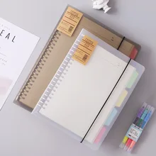 

A5B5 ring binder notebook Set Binder Blank, grid, Notebook inner core cornell planner Notebook refill paper