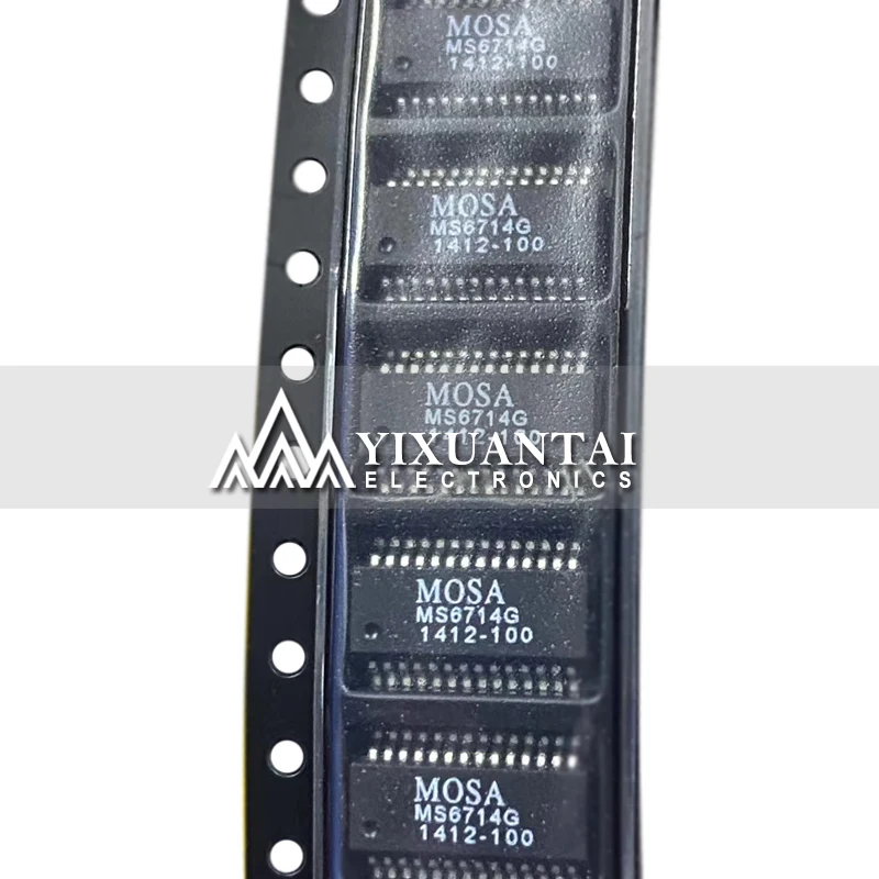 1 шт./партия MS6714GTR SOP SMD MS6714G MS6714 SSOP-28 оригинал 10pcs партия ecmf02 2amx6 kd cmc 200ma 2ln smd esd ic новый оригинал