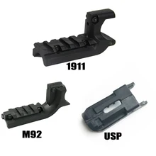 

TOtrait Tactical Beretta M92/1911/USP Pistol 20mm Under Rail Mount Laser Sight Adapter PA0204 Hunting Accessory