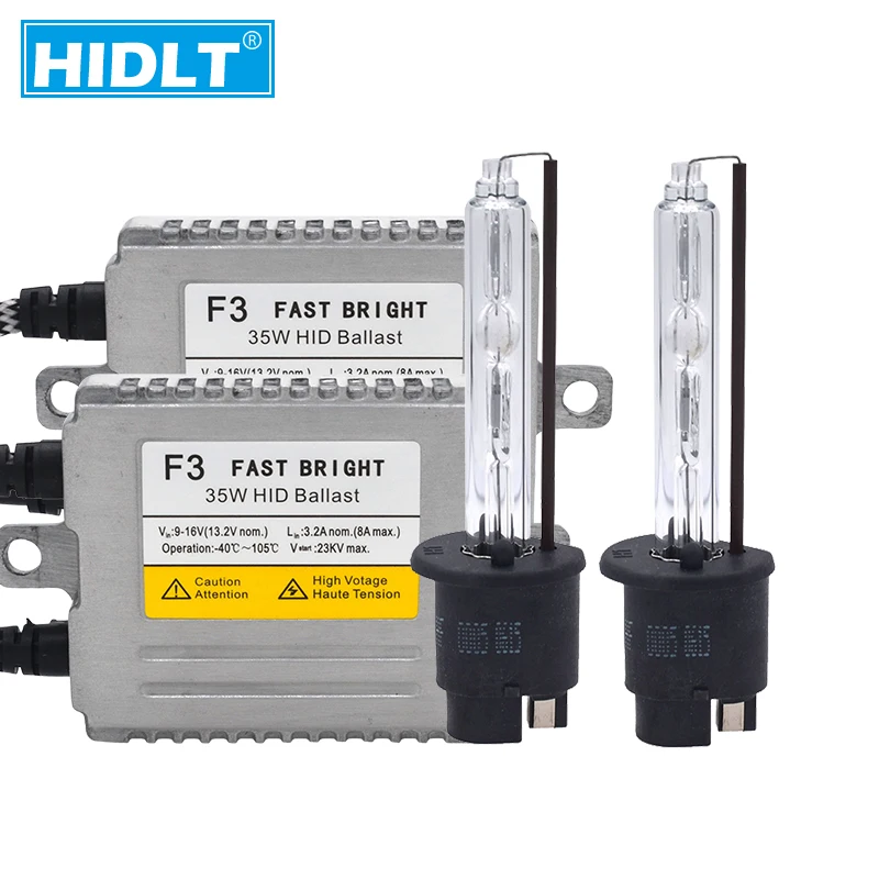 HIDLT Premium 35W 4500K 5500K 6500K Yeaky Xenon HID Headlamp Kit H1 H7 H3 H11 9005 9006 D2H 12V F3 Car Light Xenon DLT Ballast
