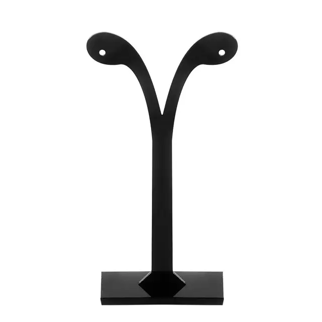 3 db/Beállított Levélmintás Fül Csapás Fülbevalók Ékszer Kijelző Tároló Állvány Show Fogas Kiegészítők - Image 5