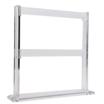 

Transparent Acrylic Jewelry Display Stand Bracket Earrings Notepad