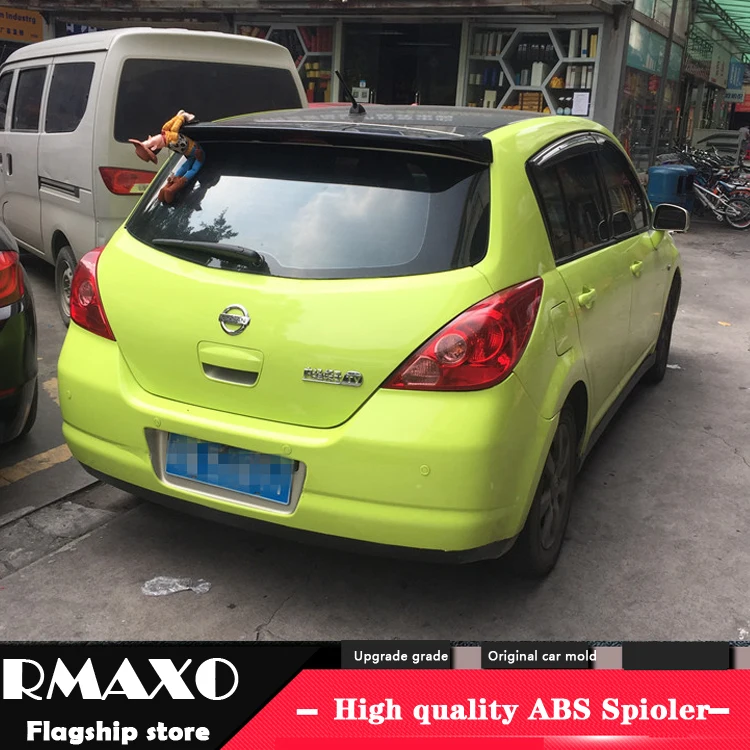 Спойлер для NISSAN TIIDA 2008 2011 Versa спойлер высокого качества из АБС материала заднее