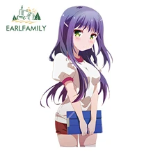 EARLFAMILY 13cm x 6.7cm Car Stickers Anne Happy - Hibarigaoka Ruri Anime Car Styling Cartoon Waterproof Body Decals Door Decor
