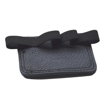 

Leather Weight Lifting Palm Grips Strength Training Gym Hand 4 Finger Gloves Workout Fitness Glove Palm Protection for Women Men