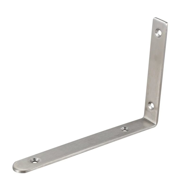 

HOT-200x138mm L Shape Stainless Steel Corner Brace Repair Angle Bracket