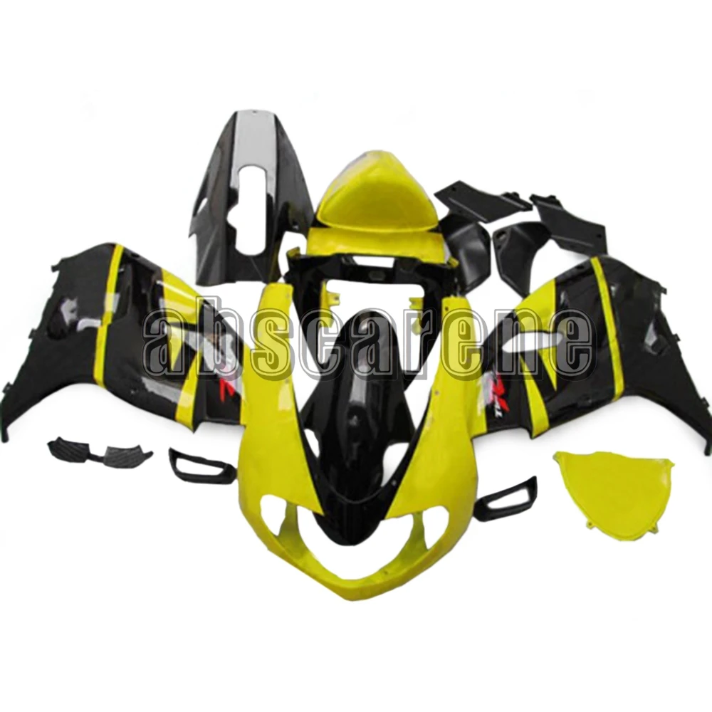 Выполните Обтекатели для Suzuki TL1000R 1998 1999 2000 20001 2002 TL1000R 98 99 00 01 02 ABS Пластик кузов черно-желтые крышки