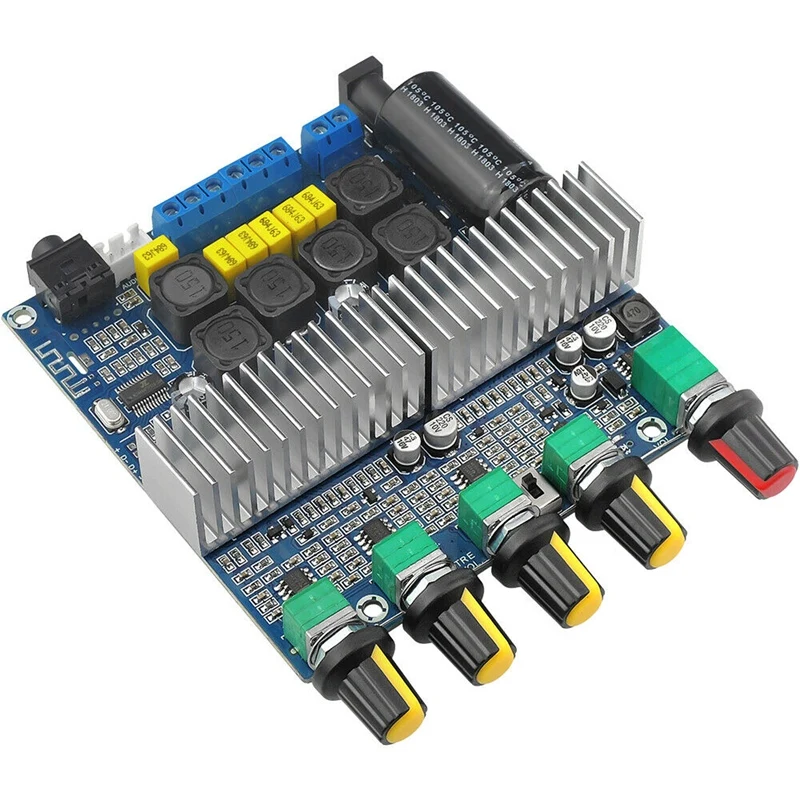 TPA3116D2 DC12V-24V Bluetooth 4,2 сабвуфер аудио усилитель плата 2,1 канал мощность 2x50 Вт+ 100 Вт TPA3116 Amplificador