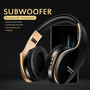 

Surround Stereo Ergonomic Wireless Headset Portable Folding Bluetooth Headset Head-mounted Bluetooth Headset Auriculares
